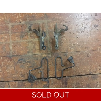 1982 Honda CB650SC Nighthawk Front Fork Brake and Cable Guides